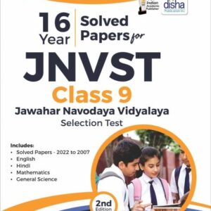 16 Year Solved Papers for JNVST Class 9 Jawahar Navodaya Vidyalaya Selection Test - 2nd Edition