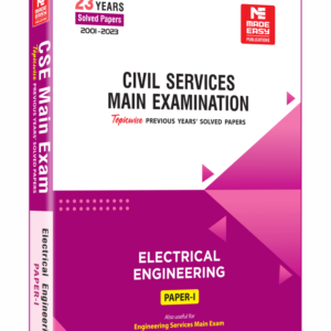 CSE 2024 (Mains)  Electrical Engineering Previous Year Solved Papers Volume 01