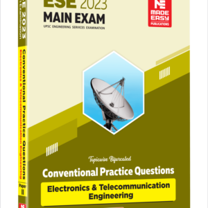 ESE 2023 Main Exam Practice Book  Electronics & Telecommunication Engineering Paper 2