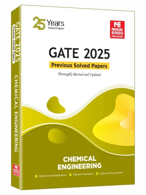 GATE-2025 Chemical Engineering Previous Year Solved Papers